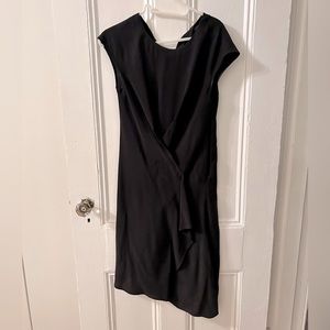 All saints black silk dress. Perfect condition, mid length, wavy style.